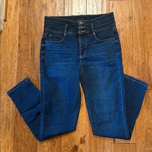 Ann Taylor Indigo Button-Fly Jeans